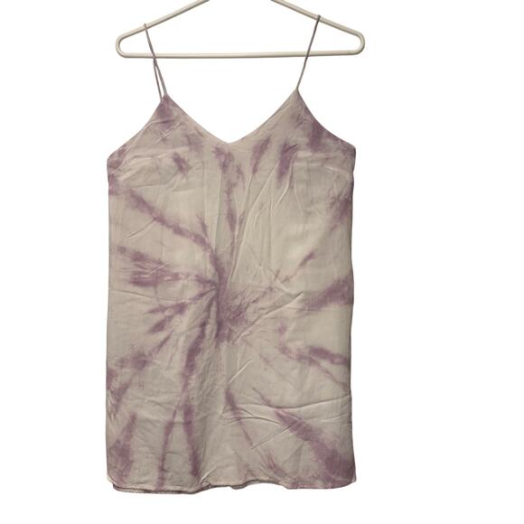 American Eagle Outfitters Dresses & Skirts - American Eagle Womens Mini Dress Purple Tie Dye Indie Rave Spaghetti‎ Strap Med